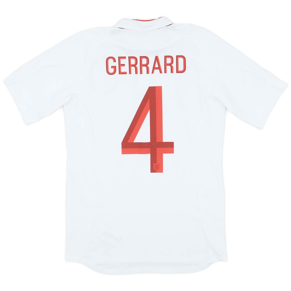 2012-13 England Home Shirt Gerrard #4 (S)