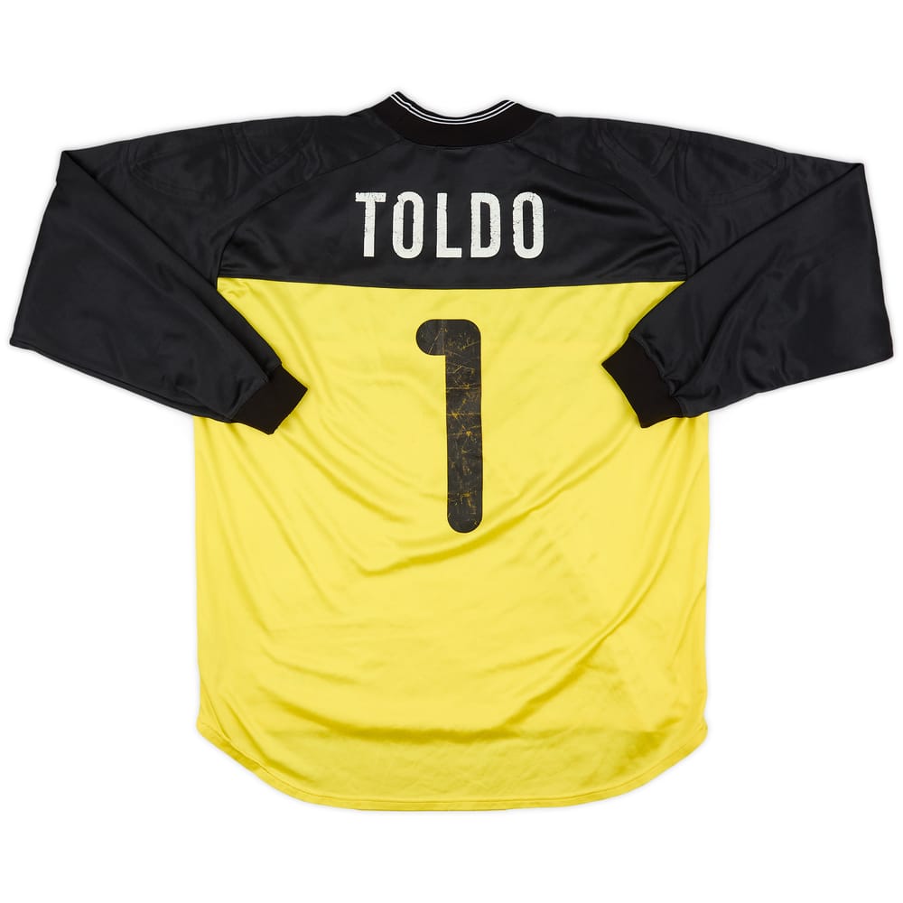 1999-00 Inter Milan GK Shirt Toldo #1 - 6/10 - (XL)