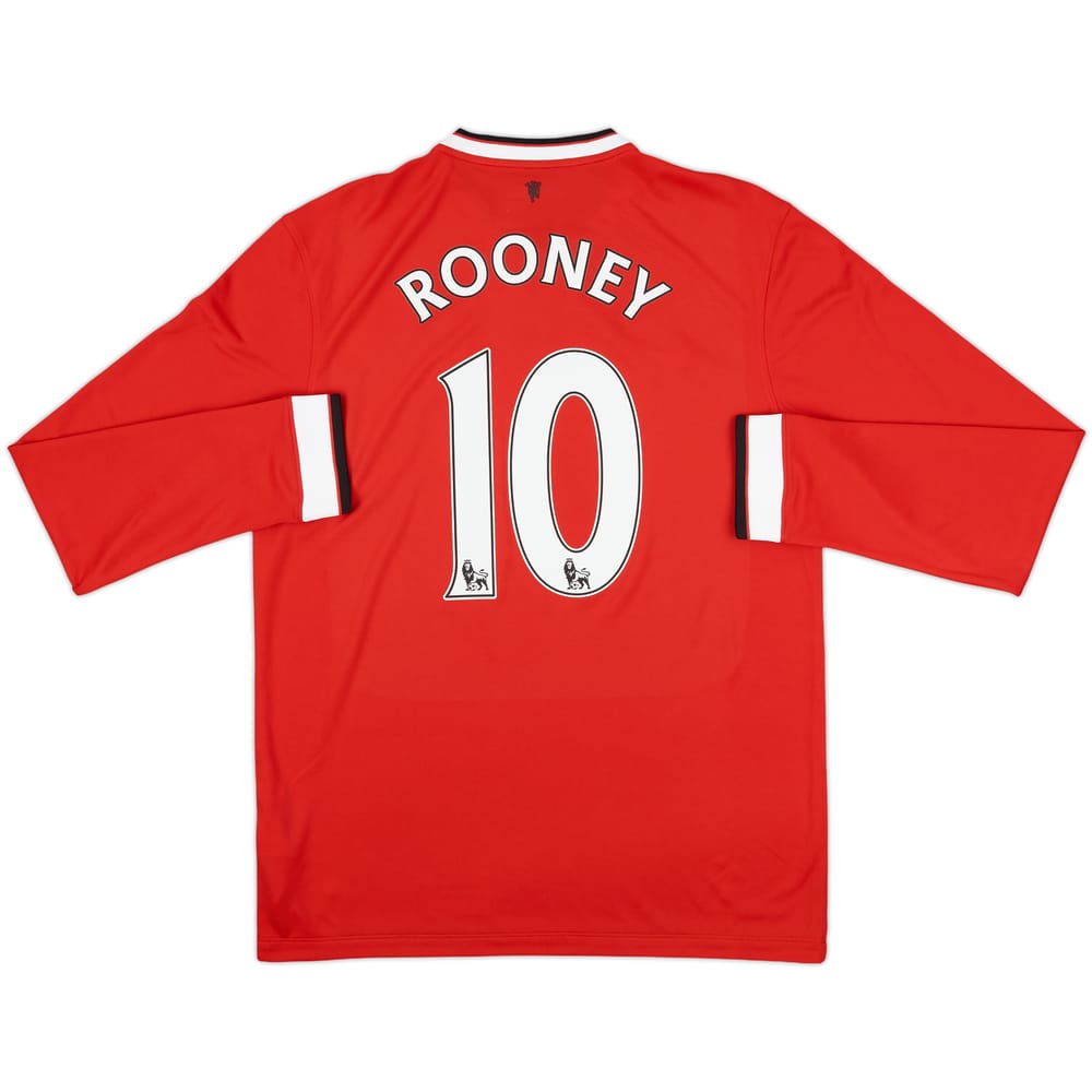 2014-15 Manchester United Home L/S Shirt Rooney #10 (M)