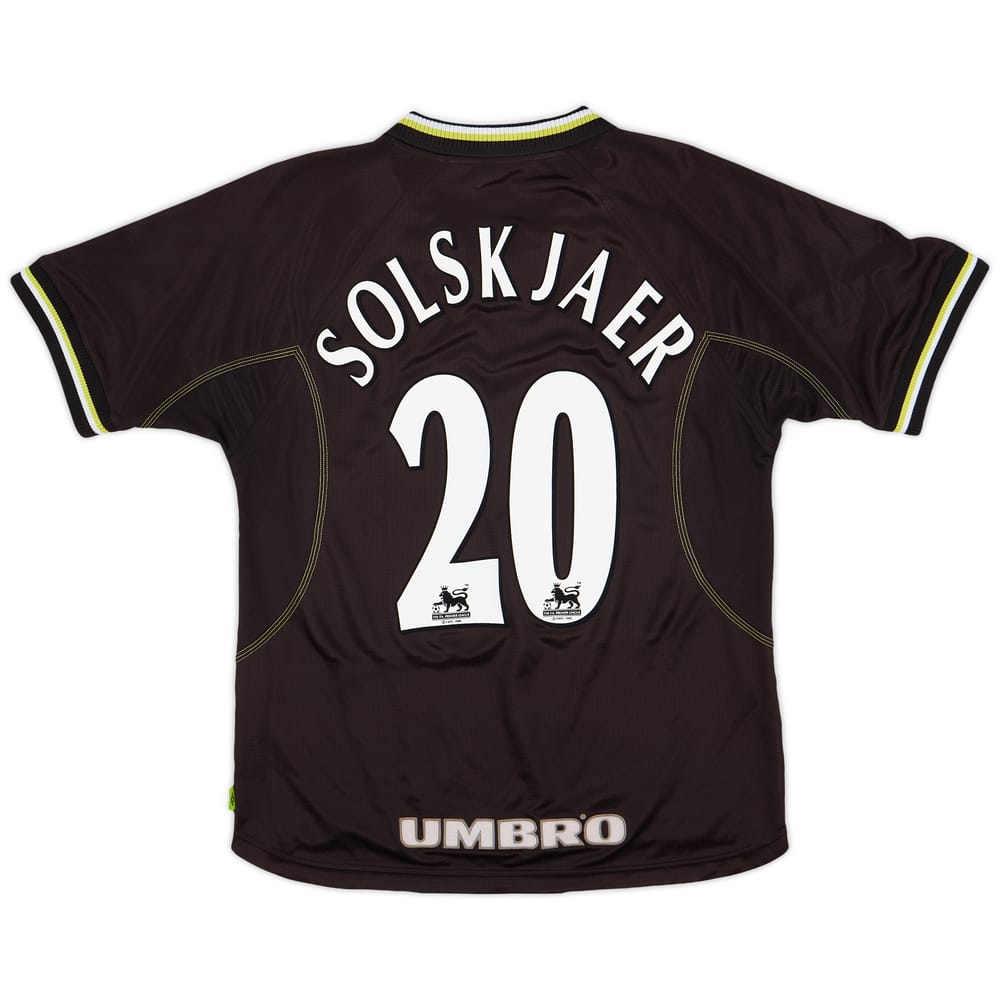 1998-99 Manchester United Third Shirt Solskjaer #20 - 7/10 - (M)