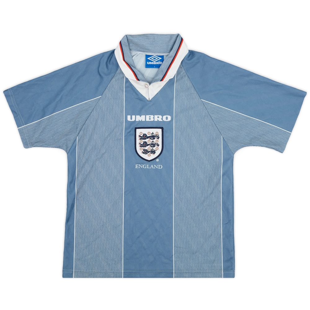 1996-97 England Away Shirt - 8/10 - (Y)