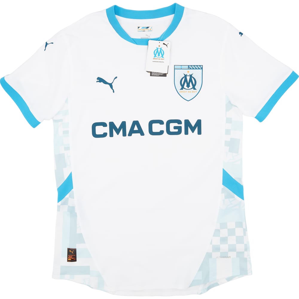 2024-25 Olympique Marseille Authentic Home Shirt