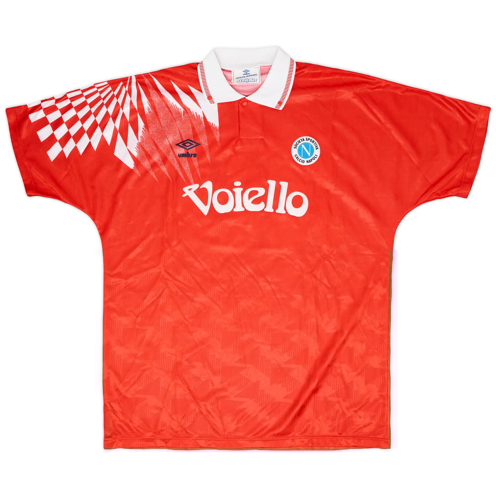 1991-93 Napoli Match Issue Third Shirt #20