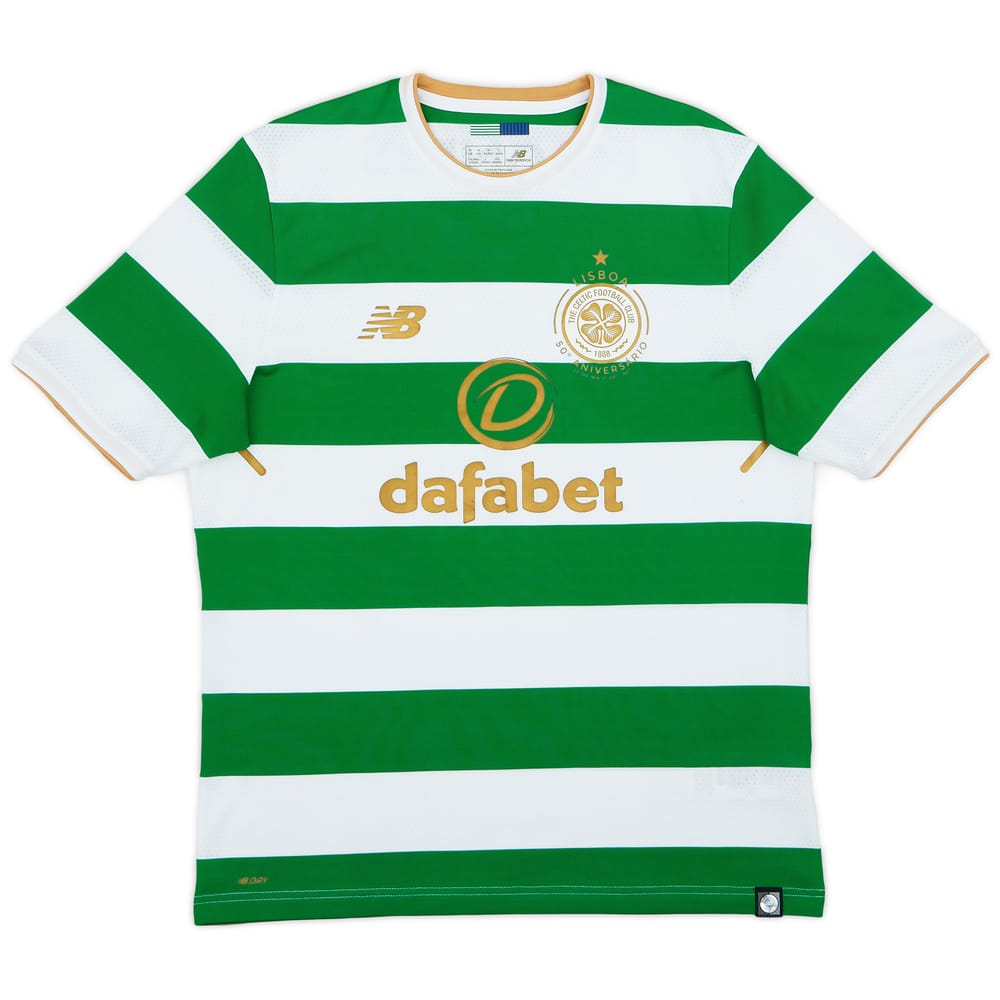 2017-18 Celtic 'Lisbon Lions 50th Anniversary' Home Shirt - 8/10 - (M)