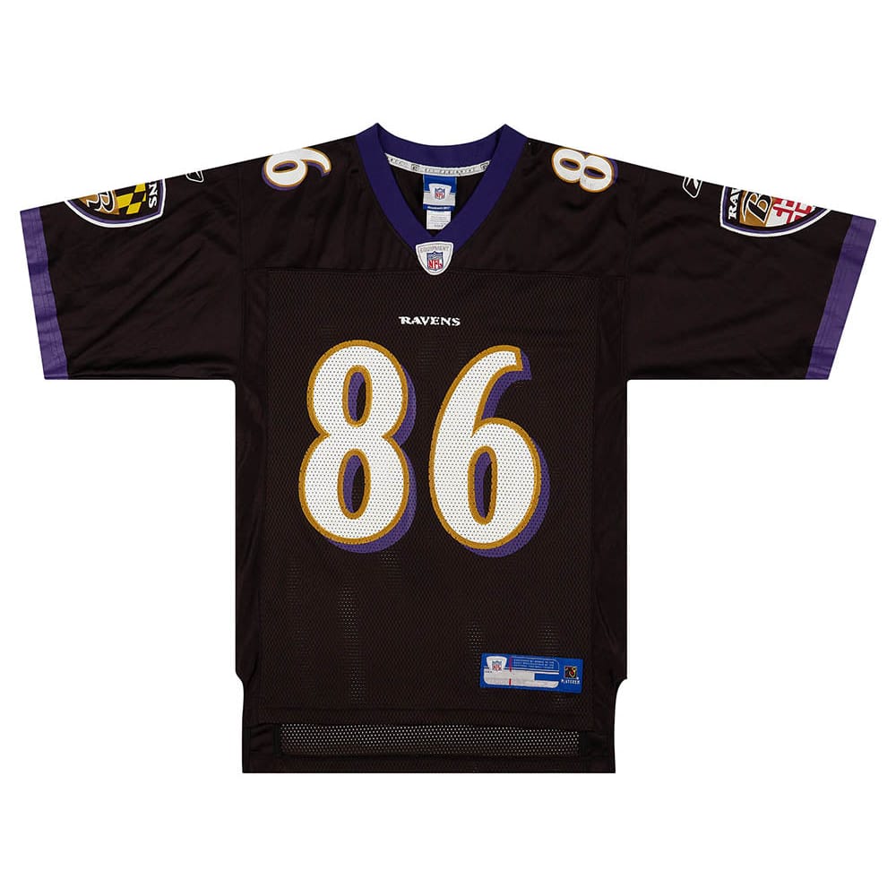 2005-06 Baltimore Ravens Heap #86 Reebok On Field Jersey (Alternate) S