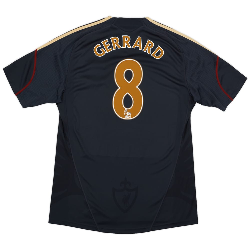 2009-10 Liverpool Away Shirt Gerrard #8 - 6/10 - (L)