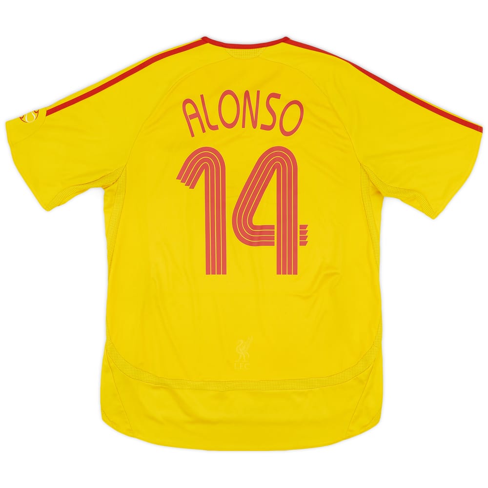 2006-07 Liverpool Away Shirt Alonso #14 - 5/10 - (L)