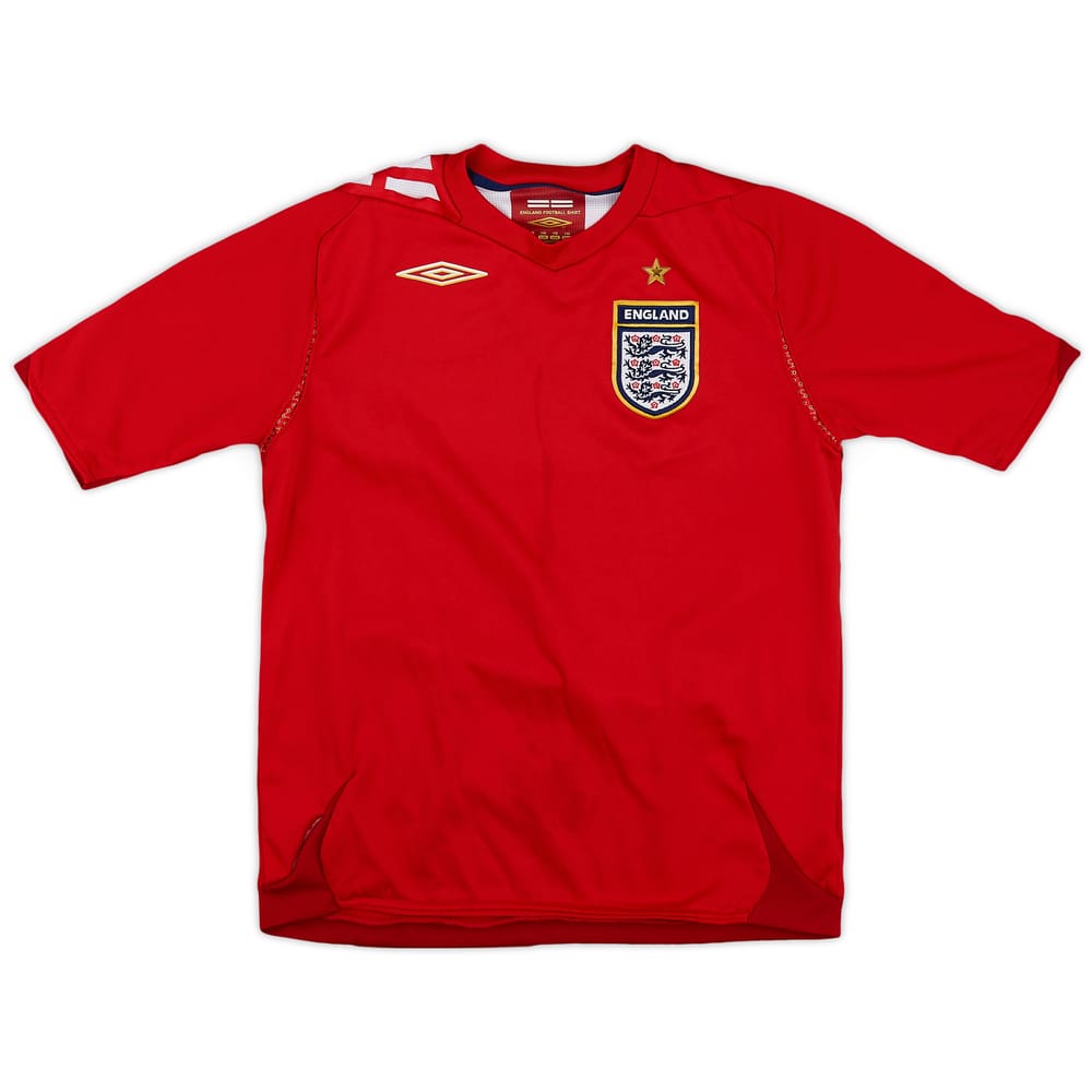 2006-08 England Away Shirt - 5/10 - (M.Boys)