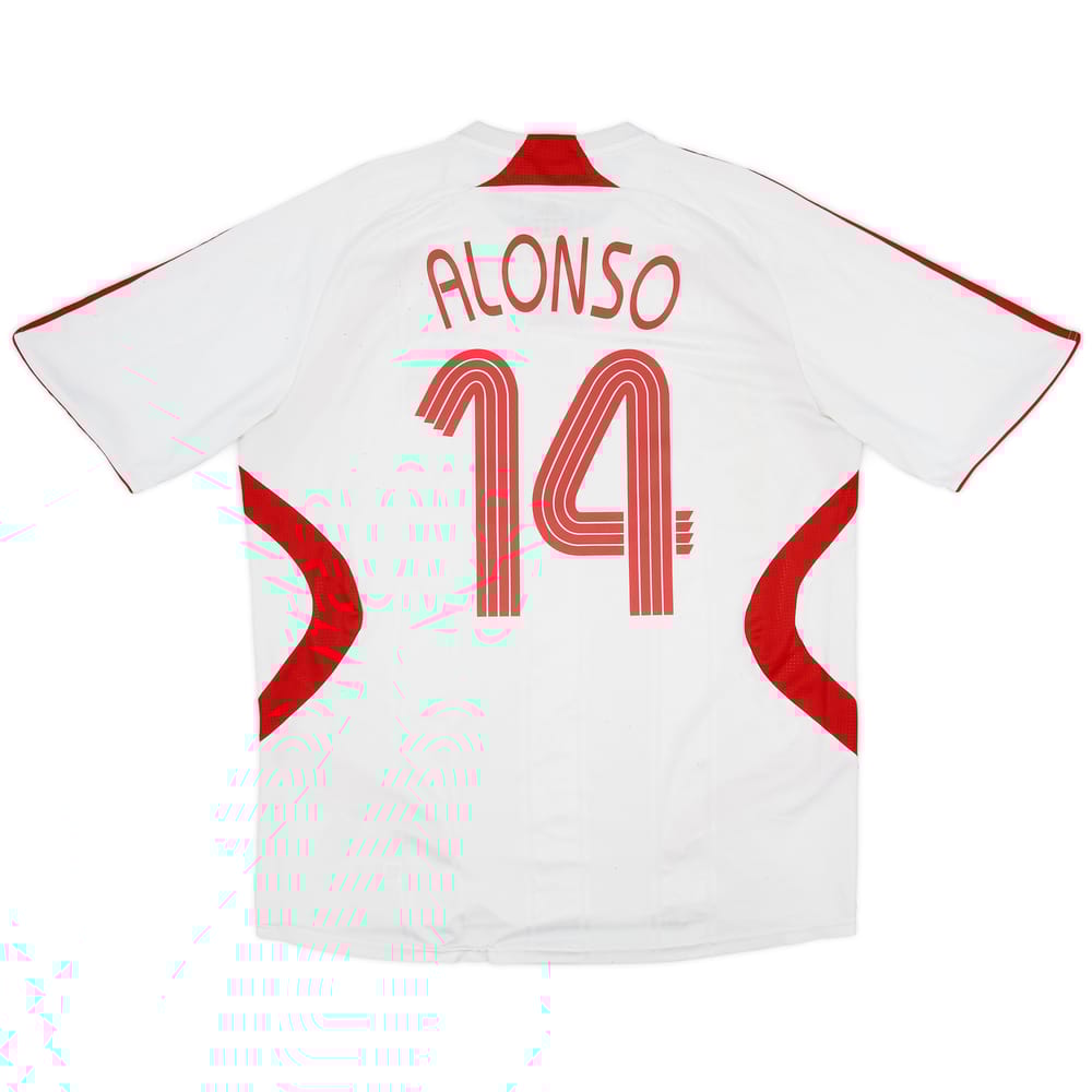2007-08 Liverpool Away Shirt Alonso #14 - 6/10 - (L)