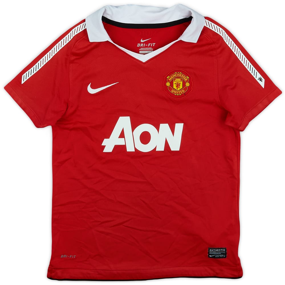 2010-11 Manchester United Home Shirt - 7/10 - (S.Boys)