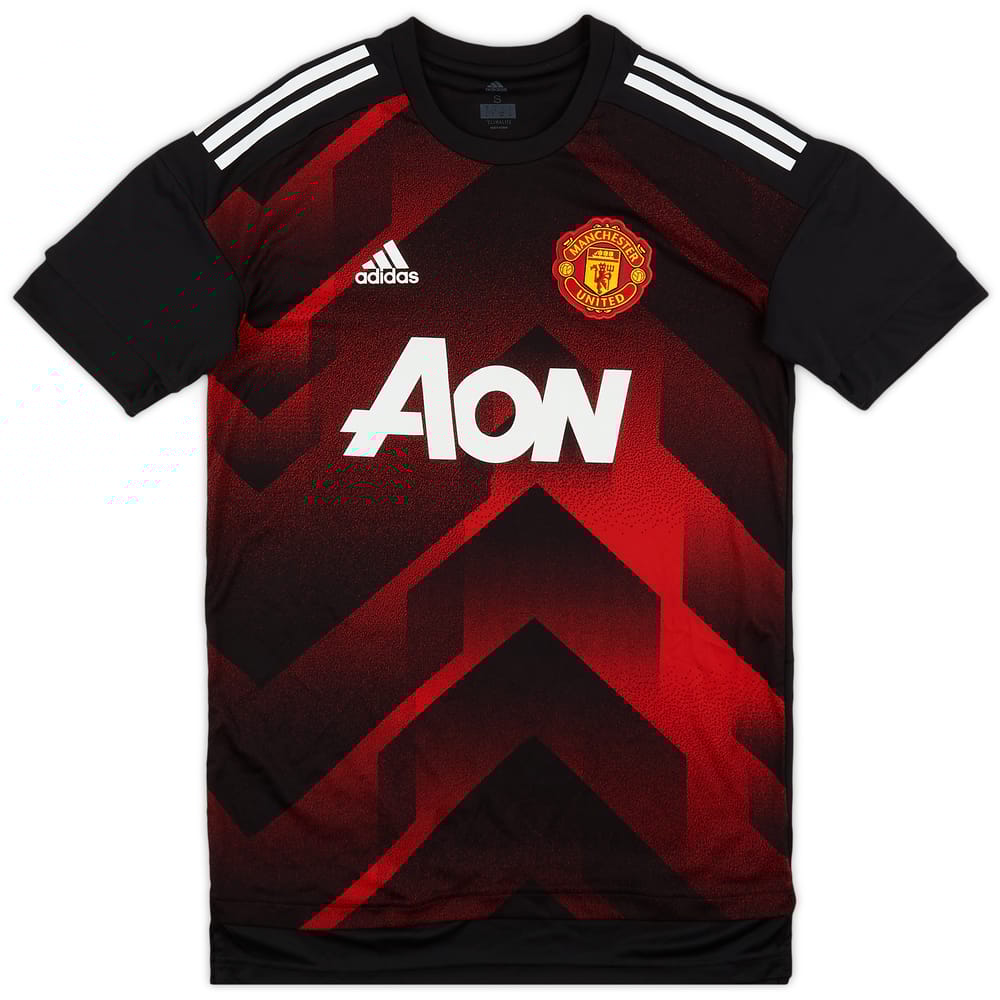 2017-18 Manchester United adidas Training Shirt - 9/10 - (S)