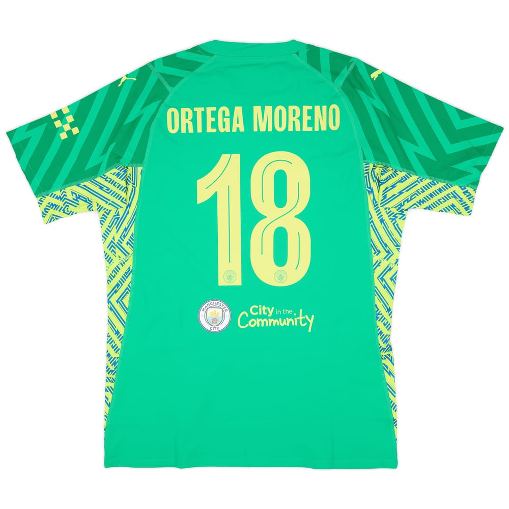 2023-24 Manchester City Match Issue FA Cup Final GK Shirt Ortega Moreno #18