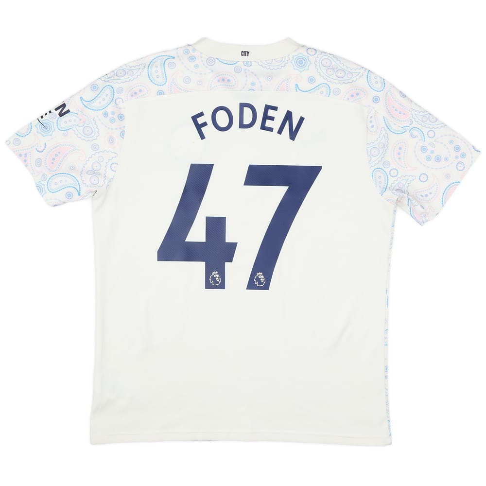2020-21 Manchester City Third Shirt Foden #47 - 6/10 - (L)