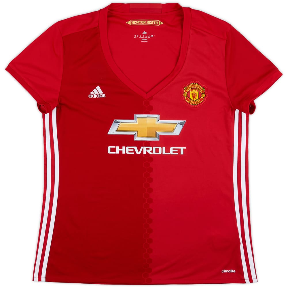 2016-17 Manchester United Home Shirt - 8/10 - (Women's XL)