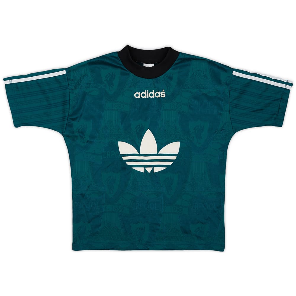 1995-96 Liverpool adidas Training Shirt - 9/10 - (XS)