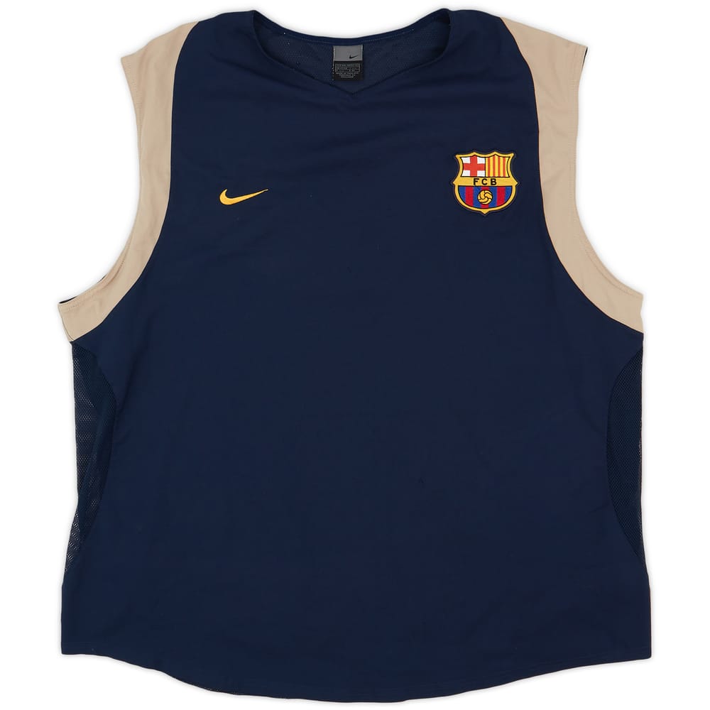 2003-04 Barcelona Player Issue Nike Training Vest - 8/10 - (XXL)