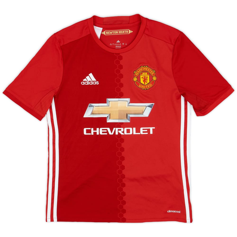 2016-17 Manchester United Home Shirt - 8/10 - (L.Boys)