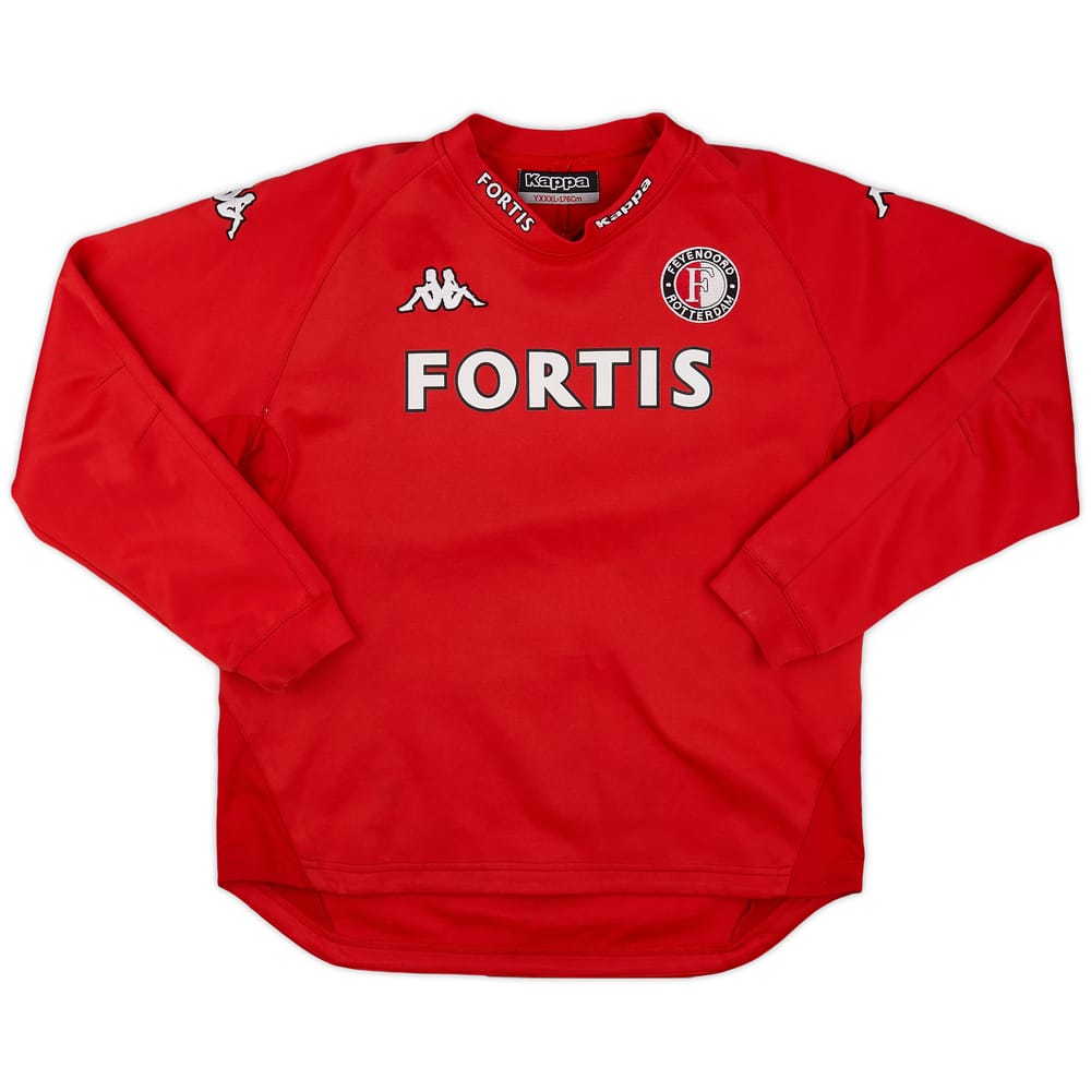 2007-08 Feyenoord Kappa Sweat Top - 8/10 - (3XL.Boys)