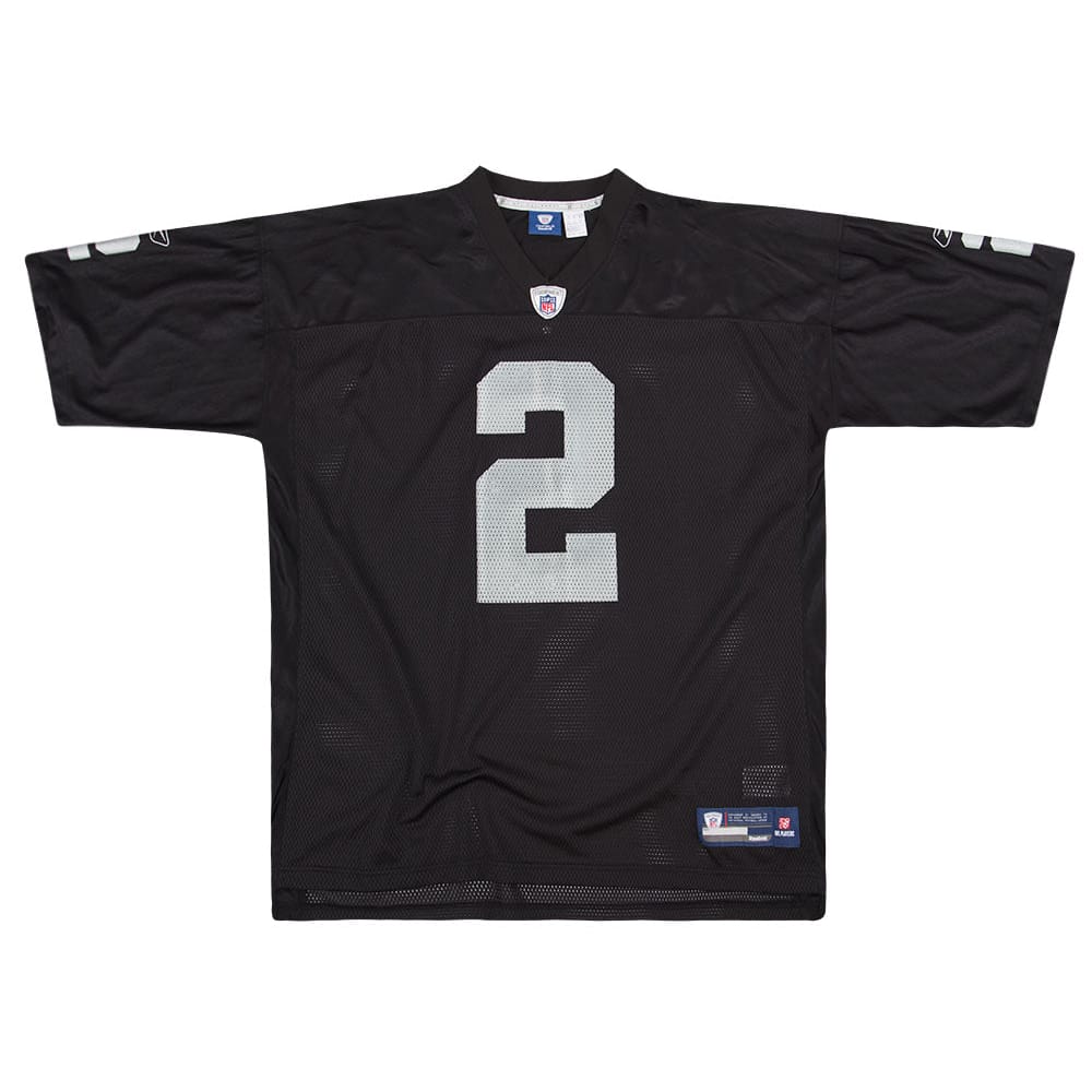 2008-09 Oakland Raiders Russell #2 Reebok On Field Jersey (Home) XXL