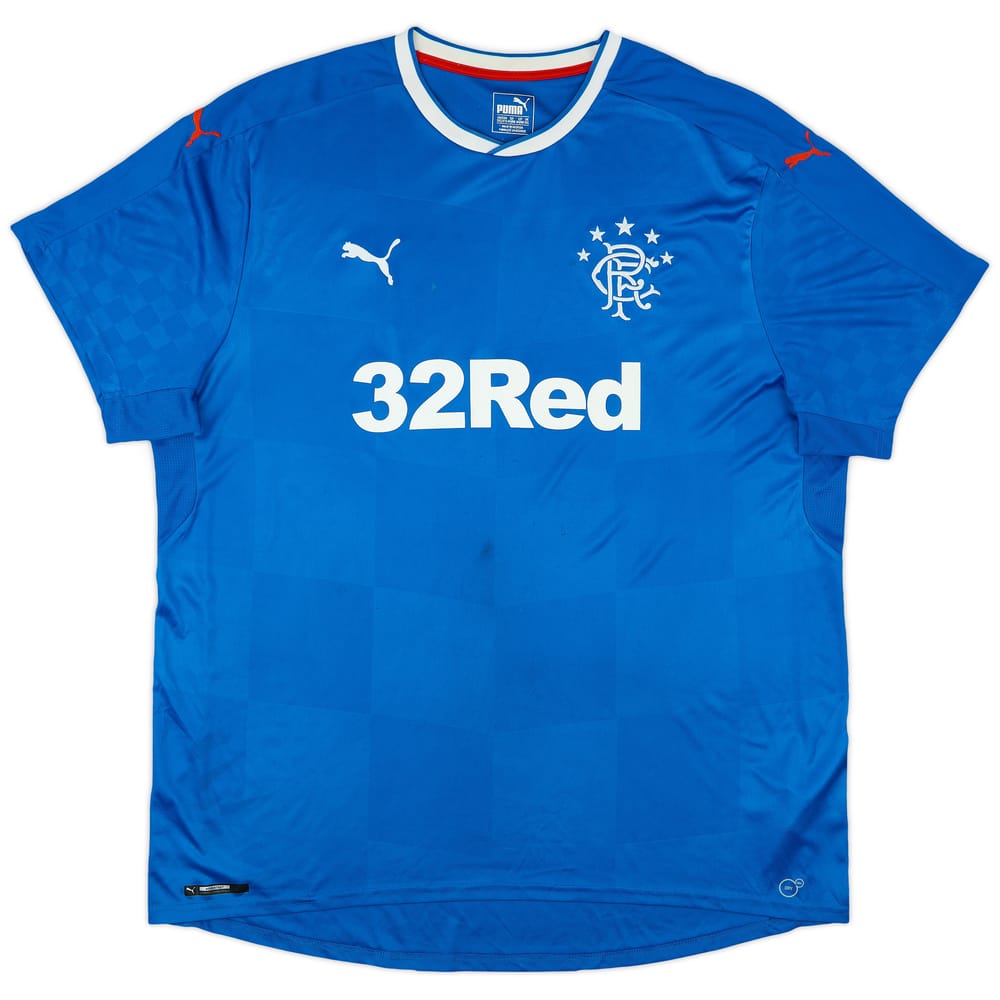 2016-18 Rangers Home Shirt - 6/10 - (3XL)