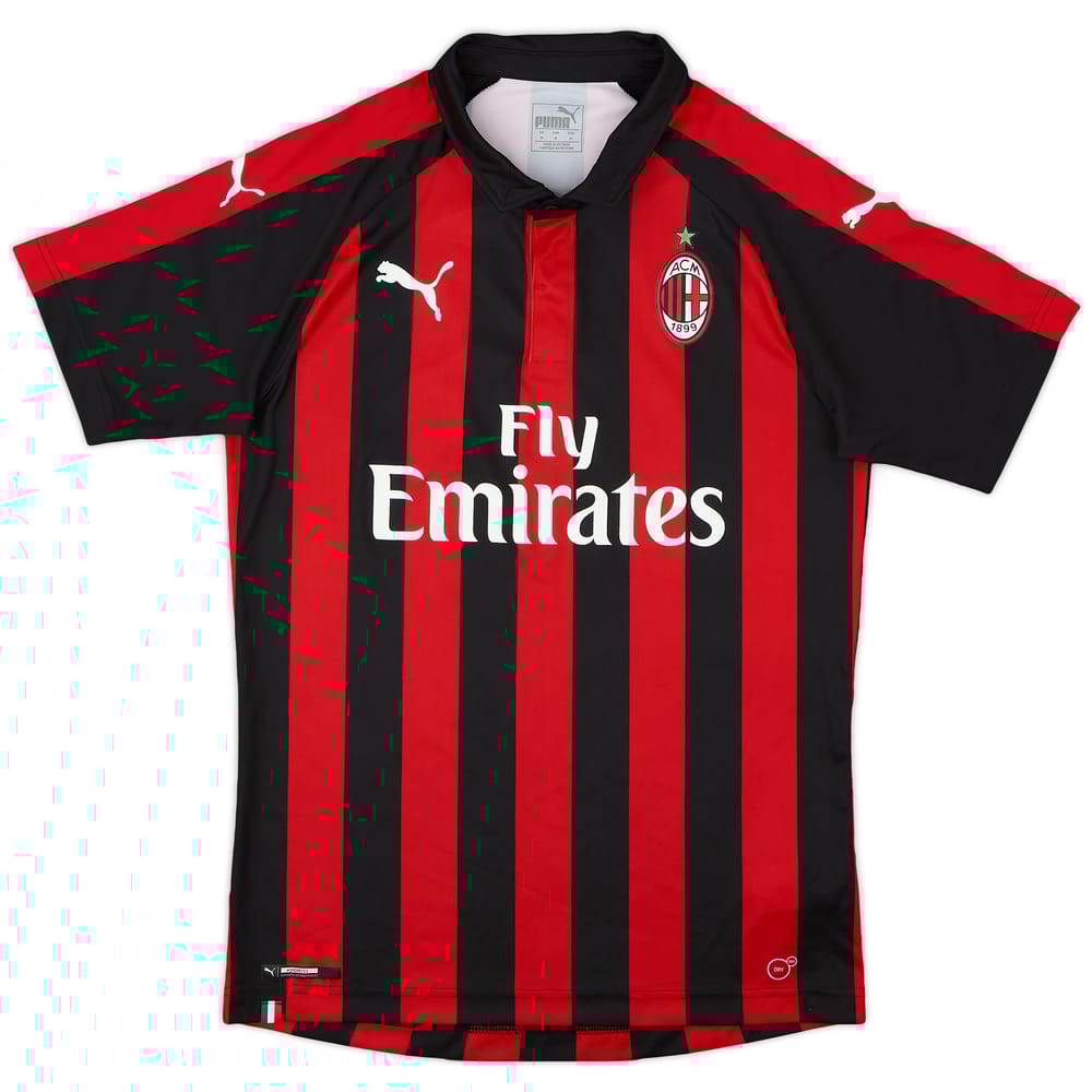2018-19 AC Milan Home Shirt - 8/10 - (M)