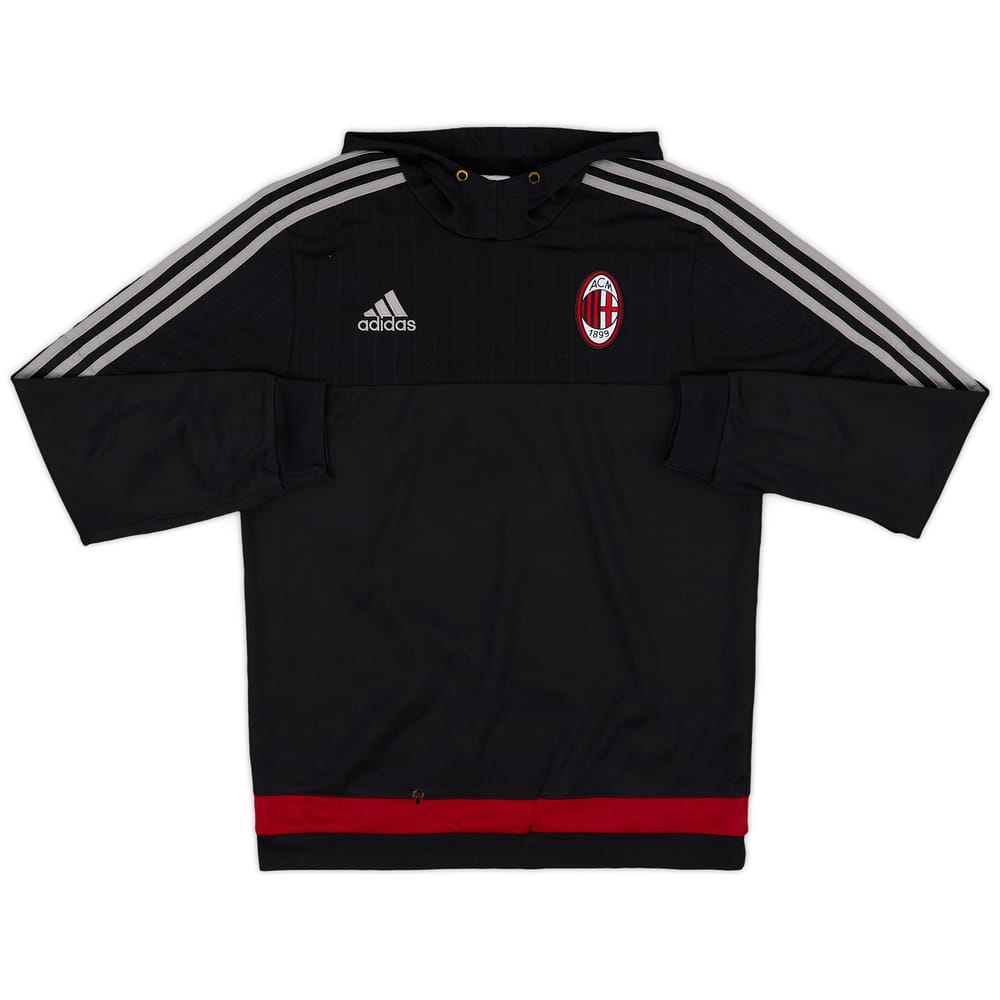 2015-16 AC Milan adidas Hooded Top - 5/10 - (M)