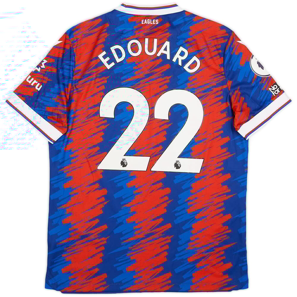 2022-23 Crystal Palace Match Issue Home Shirt Edouard #22