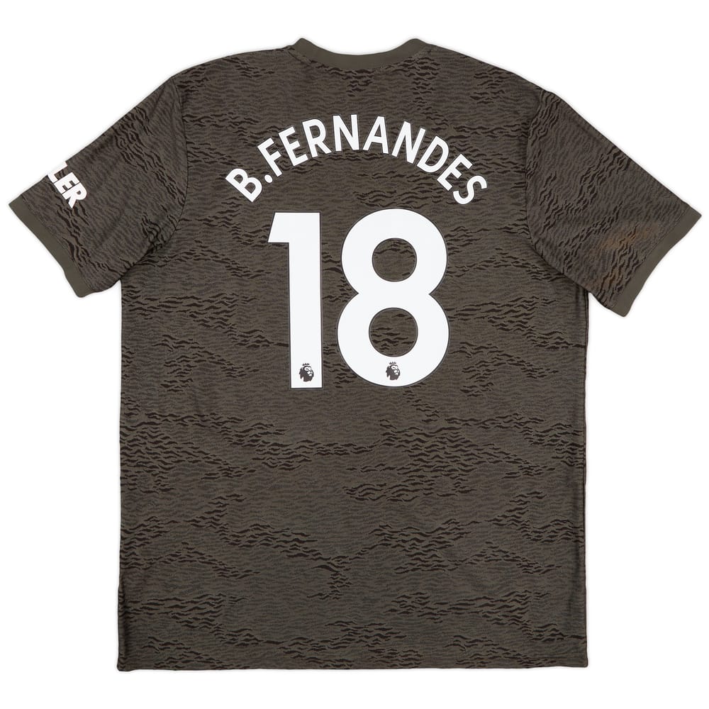 2020-21 Manchester United Away Shirt B.Fernandes #18 - 9/10 - (XL)