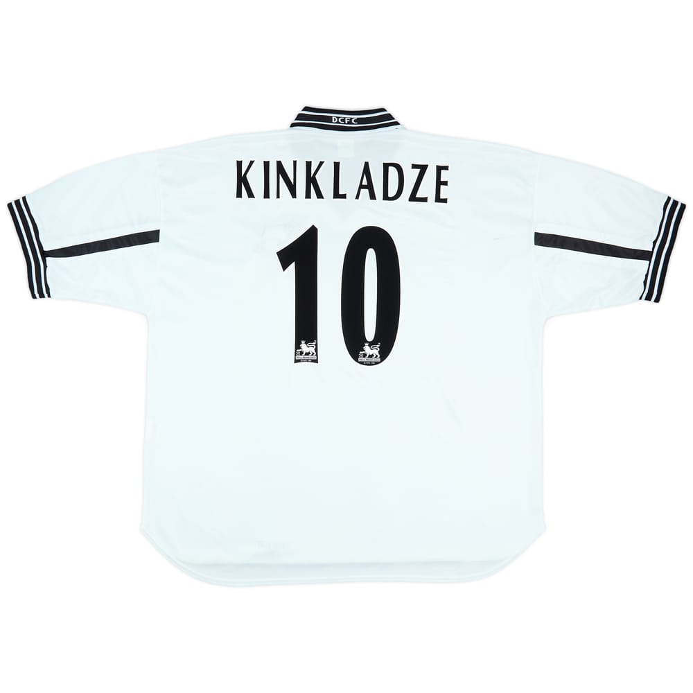1999-01 Derby County Home Shirt Kinkladze #10 - 8/10 - (XXL)