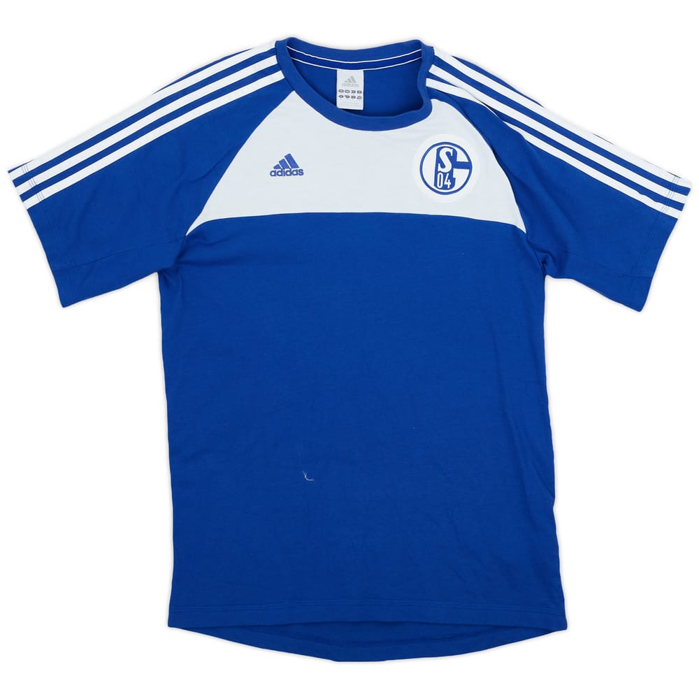 2012-13 Schalke adidas Cotton Training Shirt - 8/10 - (M)