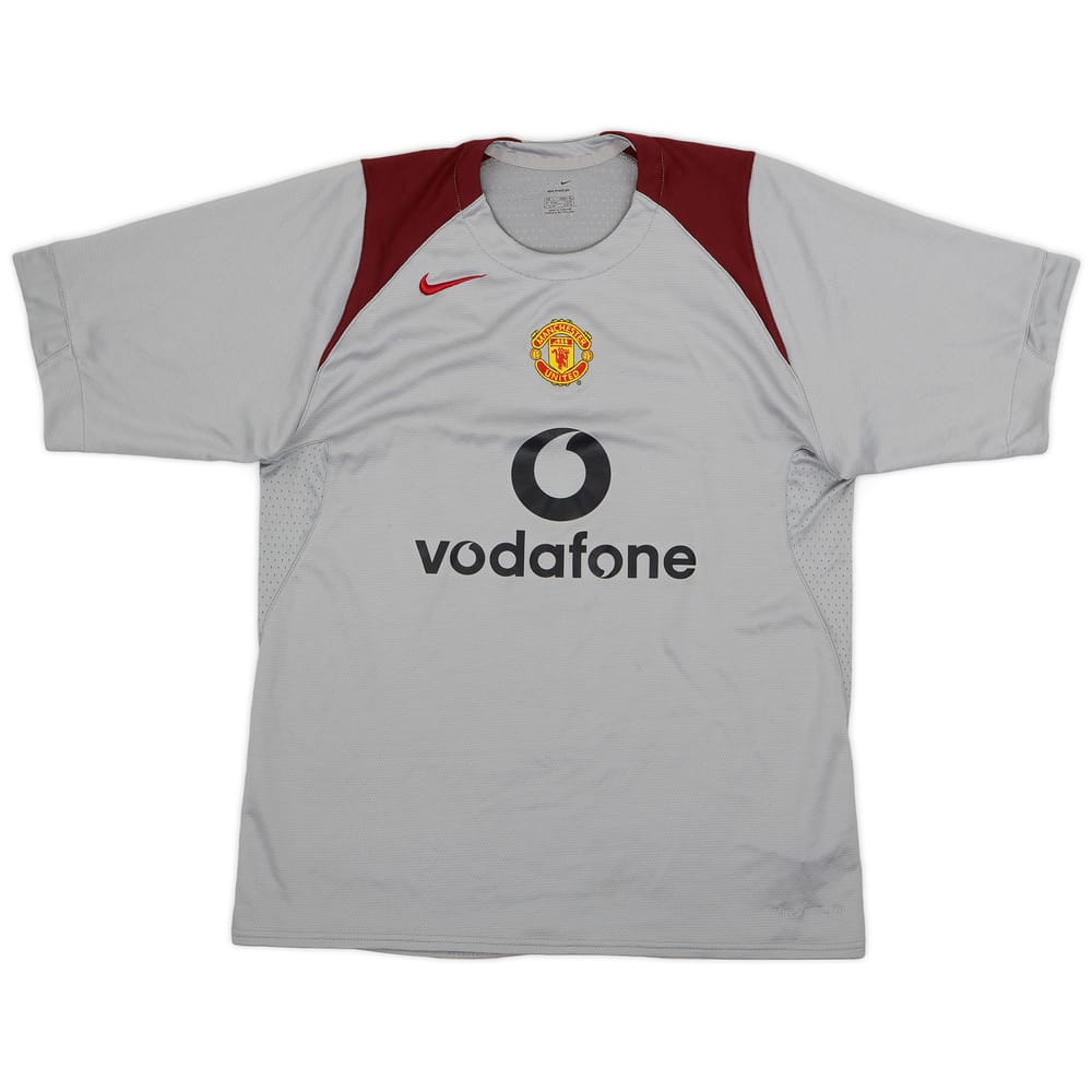 2005-06 Manchester United Nike Training Shirt - 8/10 - (L)