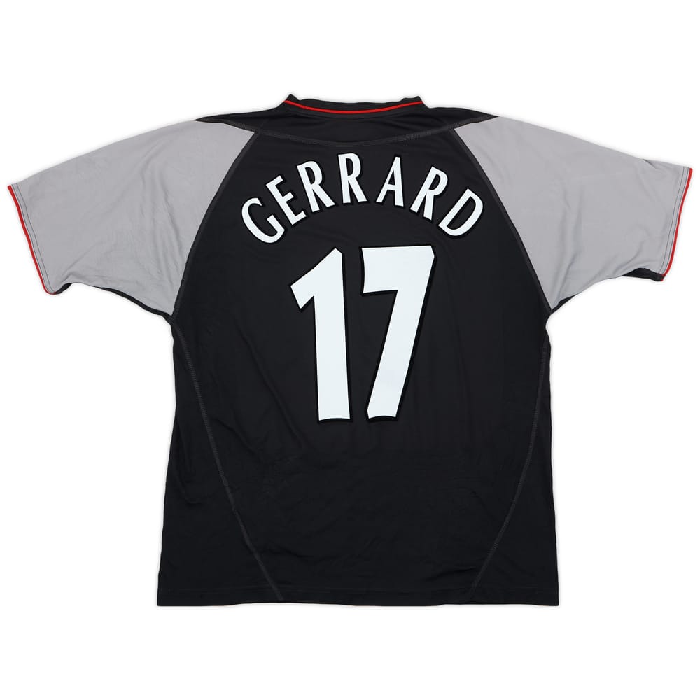 2002-04 Liverpool Away Shirt Gerrard #17 - 5/10 - (L)