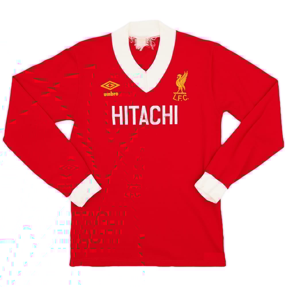 1976-79 Liverpool Home L/S Shirt - 7/10 - (S)
