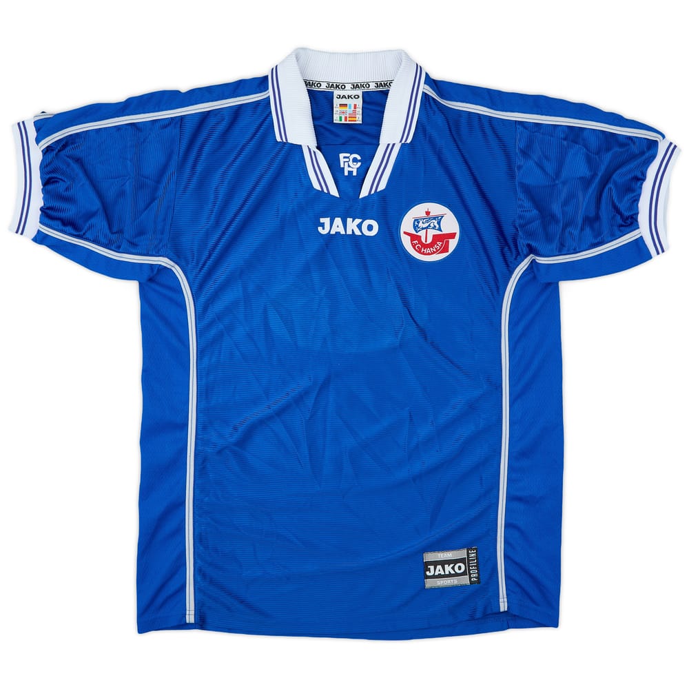 2001-02 Hansa Rostock Home Shirt - 9/10 - (M/L)