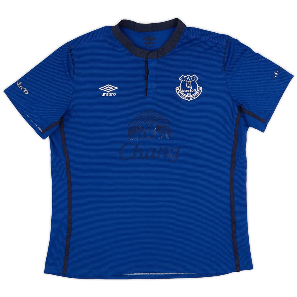 2014-15 Everton Home Shirt - 4/10 - (XL)