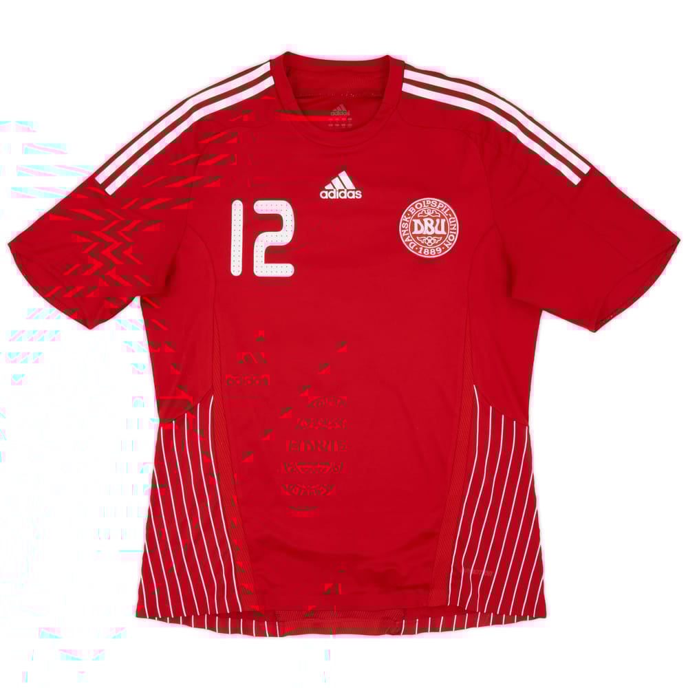 2007-10 Denmark Player Issue Home Shirt #12 - 6/10 - (L)