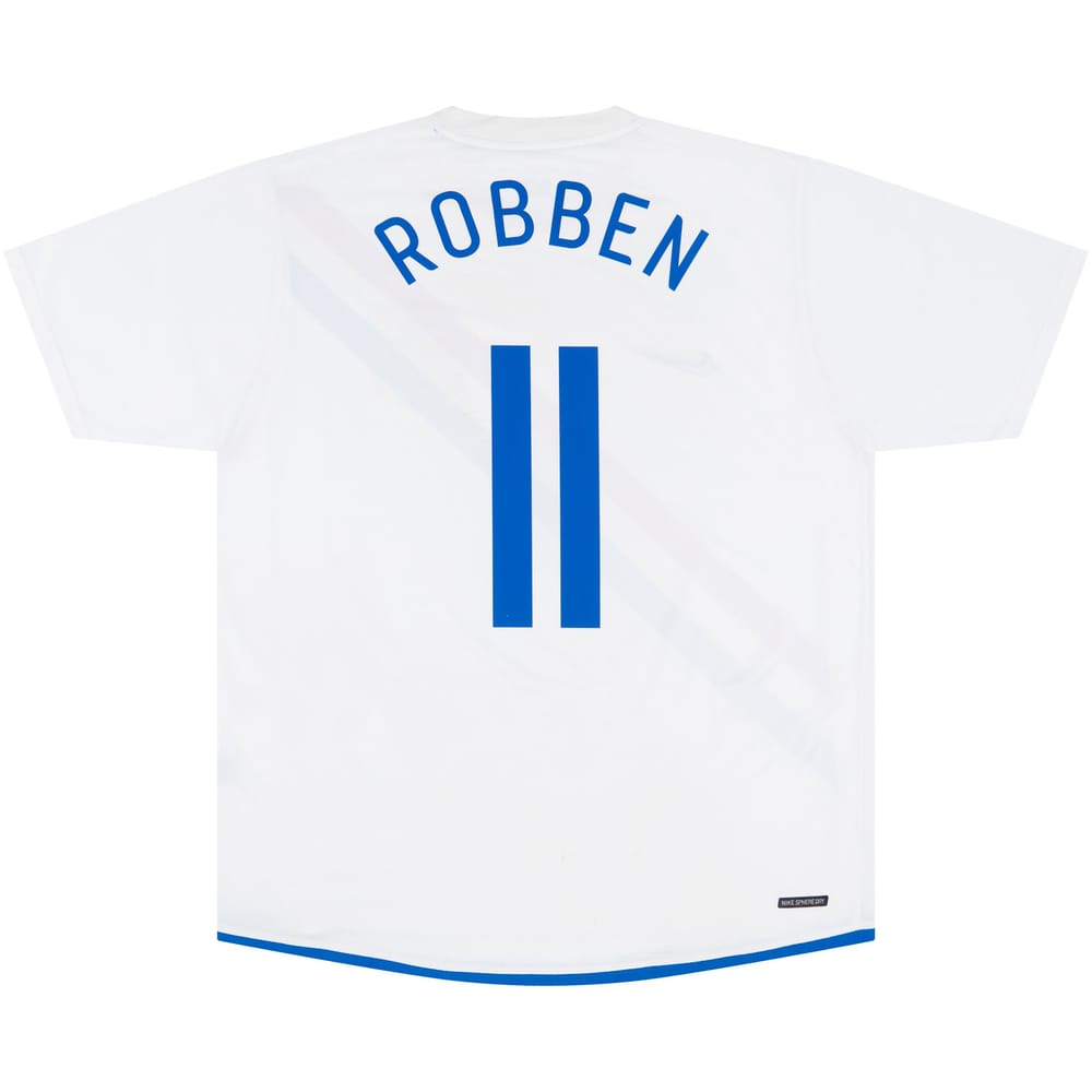 2006-08 Netherlands Away Shirt Robben #11 - 8/10 - (S)