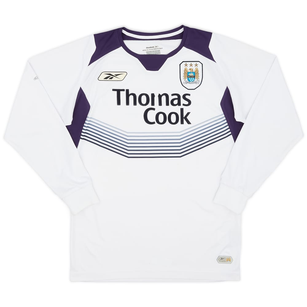 2004-05 Manchester City Away L/S Shirt - 5/10 - (XS)