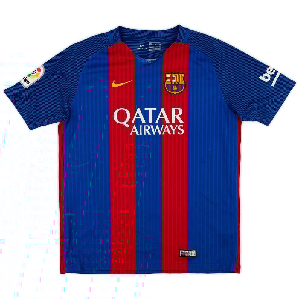2016-17 Barcelona Home Shirt - 7/10 - (XL.Boys)