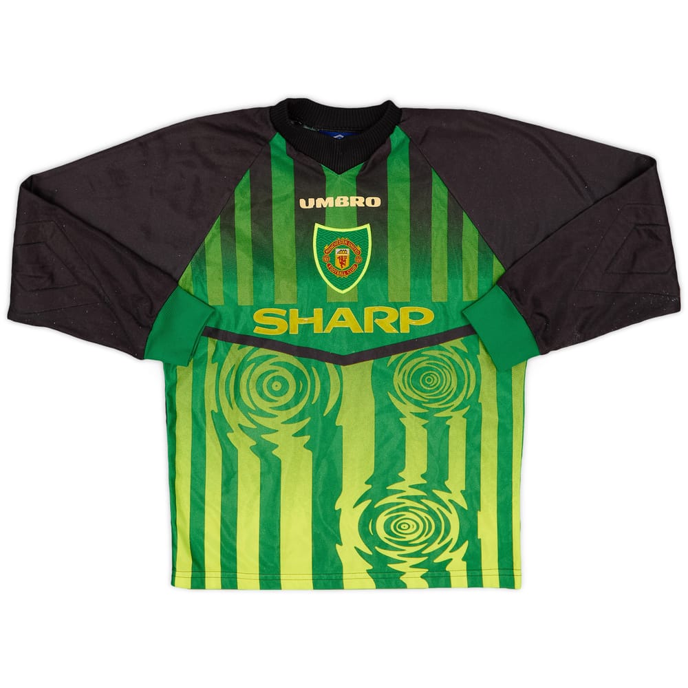 1997-98 Manchester United GK Shirt - 8/10 - (M.Boys)