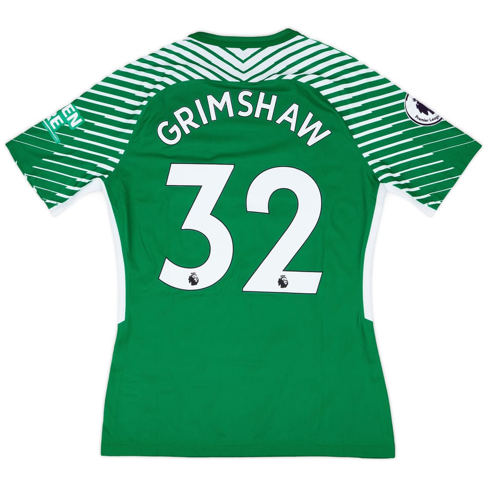 2017-18 Manchester City Match Issue GK Shirt Grimshaw #32