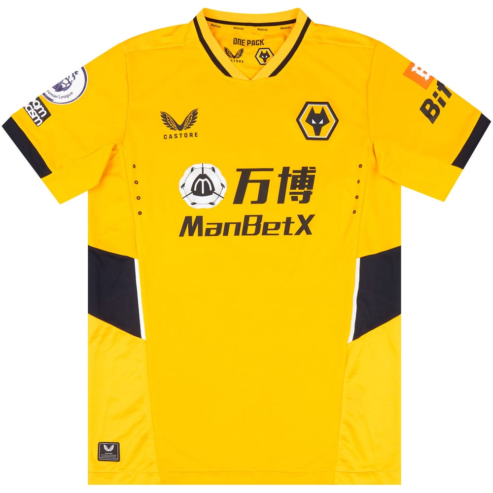 2021-22 Wolves Match Issue Home Shirt Marcal #5