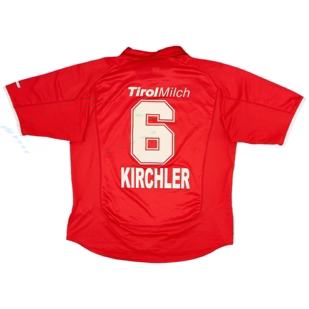 2001-02 Tirol Innsbruck Away Shirt Kirchler #6 - 7/10 - (L)
