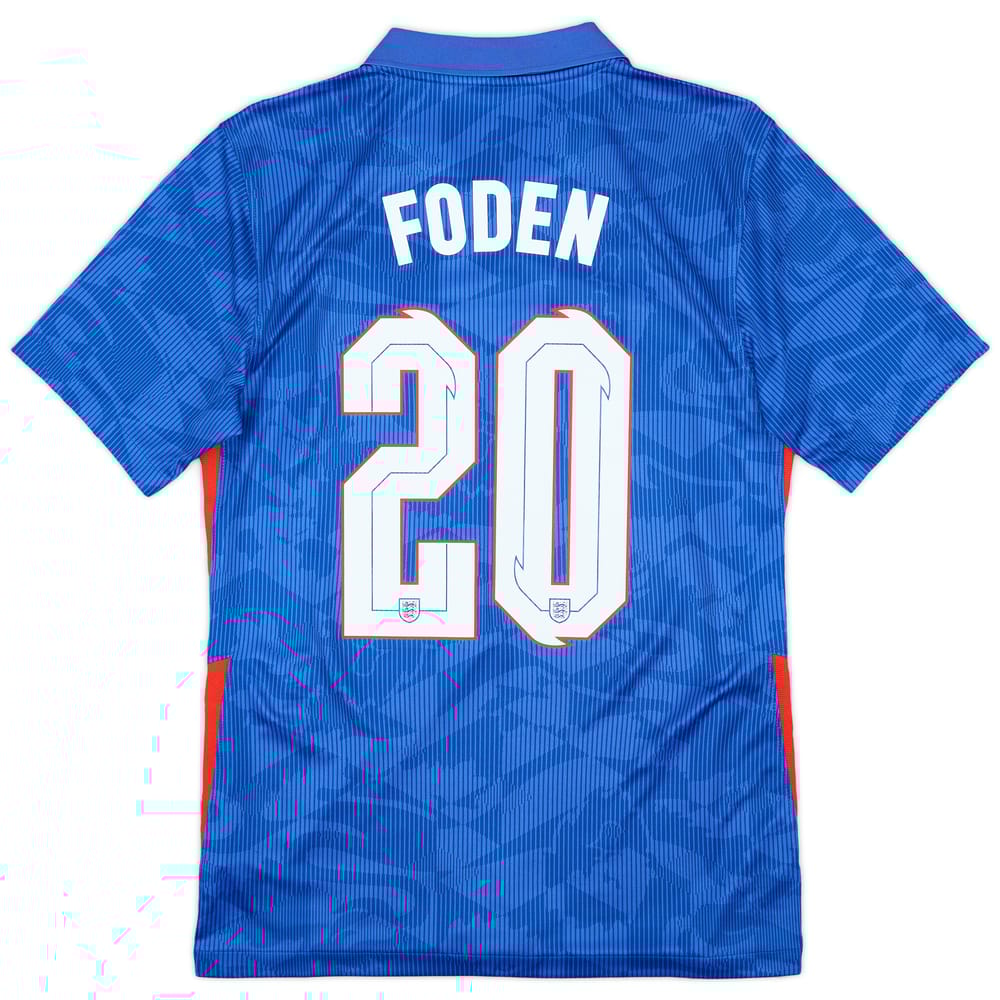 2020-21 England Away Shirt Foden #20 - 10/10 - (S)