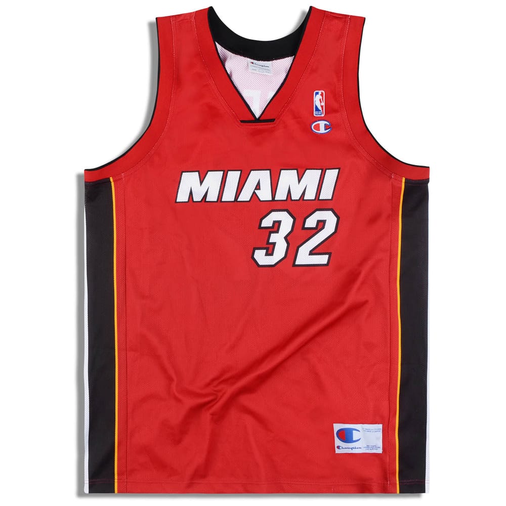 2004-07 Miami Heat O'Neal #32 Champion Jersey (Alternate) Y