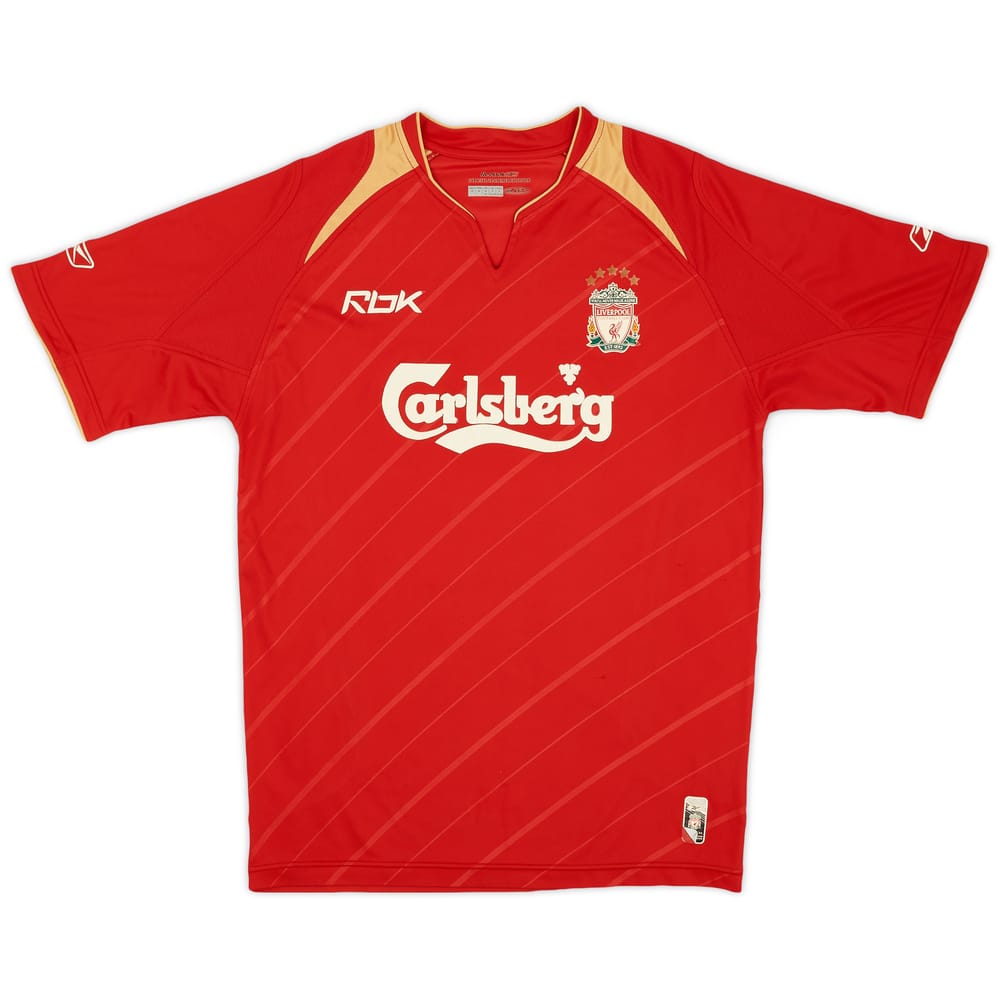 2005-06 Liverpool CL Home Shirt - 5/10 - (S)