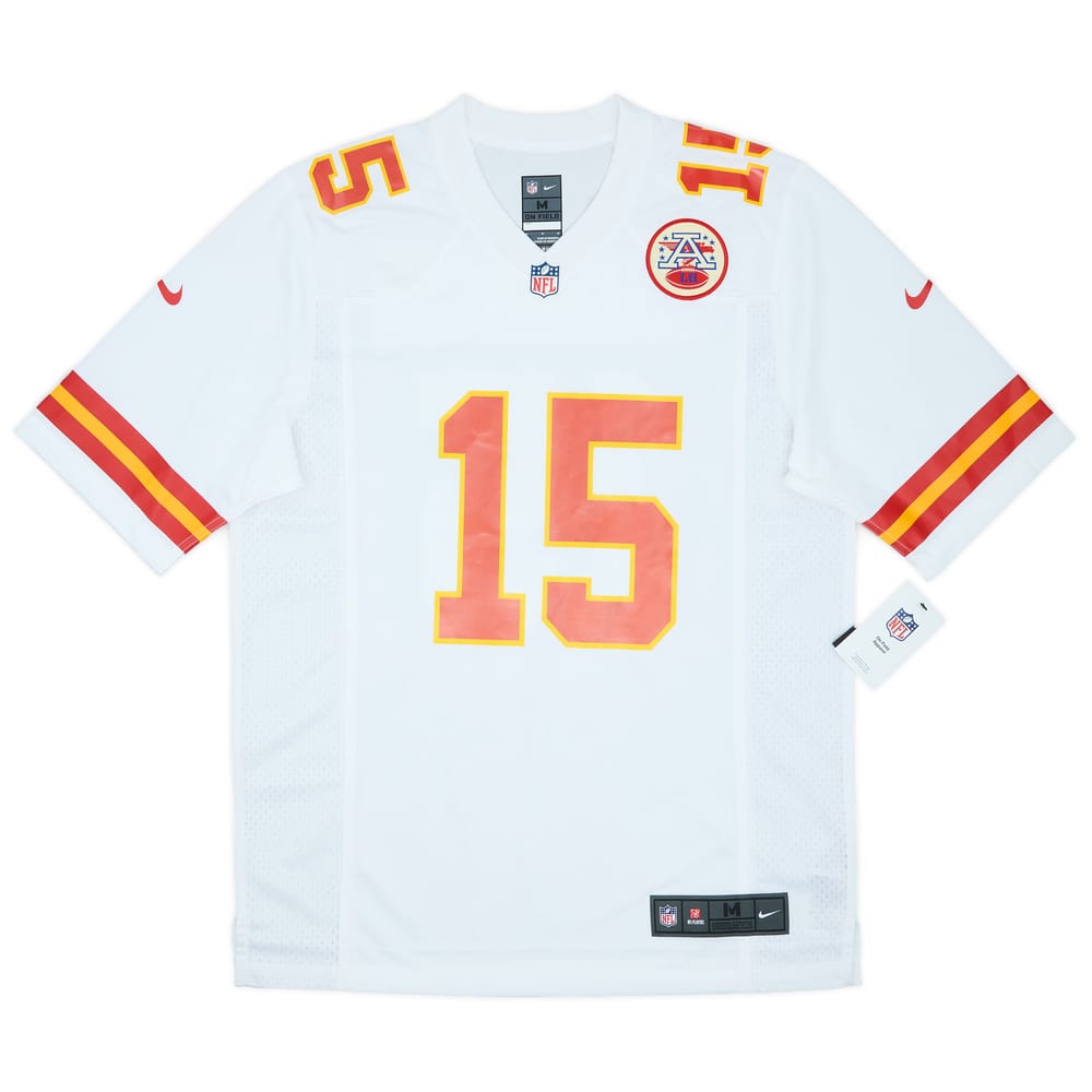 2017-24 Kansas City Chiefs Mahomes #15 Nike Game Away Jersey (M)