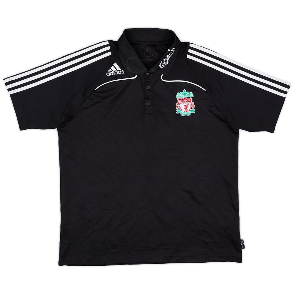 2008-09 Liverpool adidas Polo Shirt - 7/10 - (L)