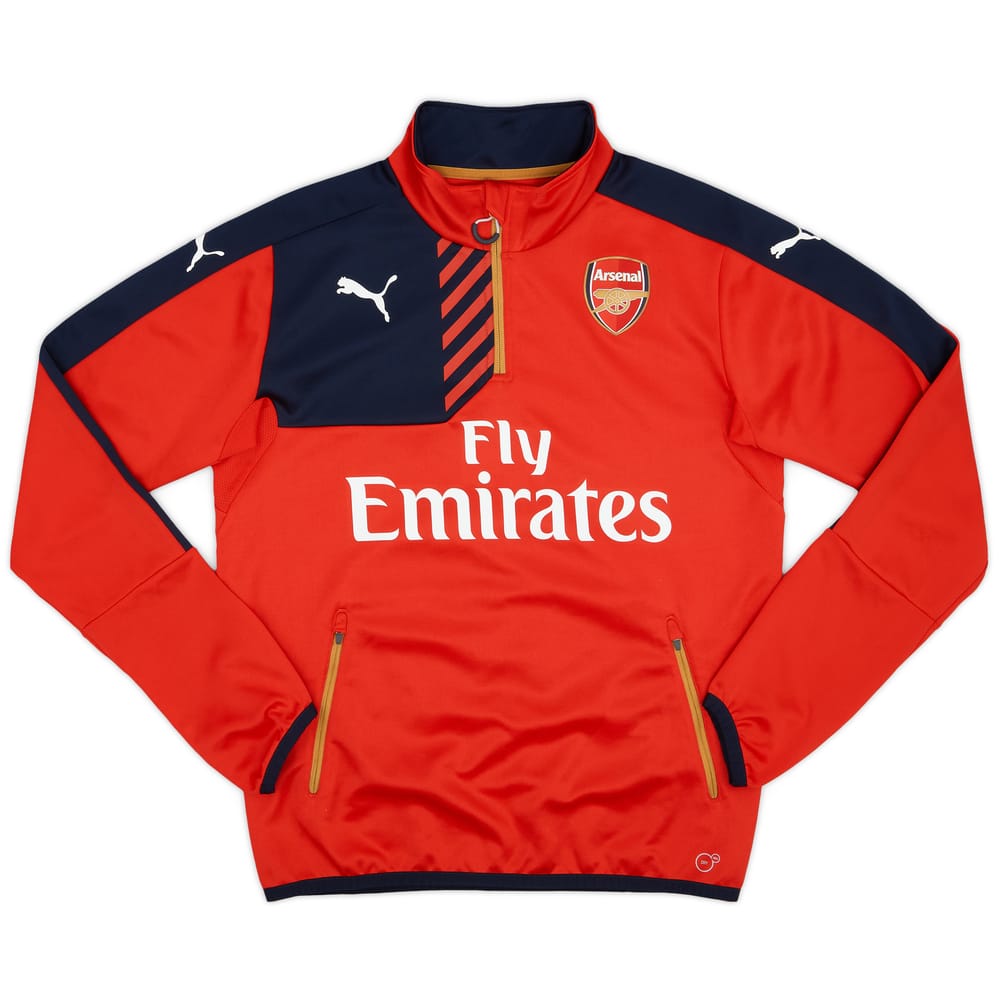 2015-16 Arsenal Puma 1/4 Zip Drill Top - 8/10 - (M)