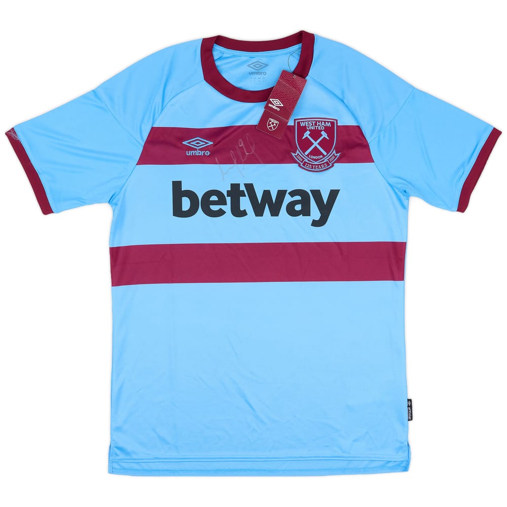 2020-21 West Ham 'Signed' Away Shirt (L)